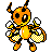 Shiny LEDIAN sprite