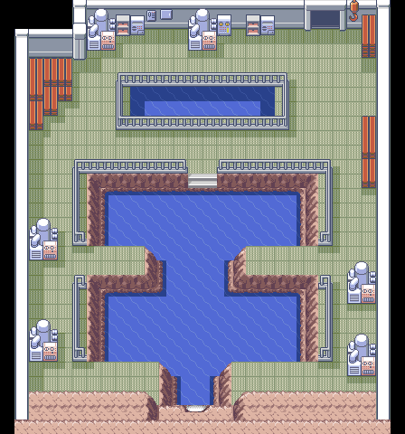 Map guide for the current location