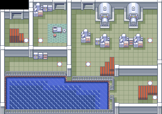 Aqua Hideout B2F map