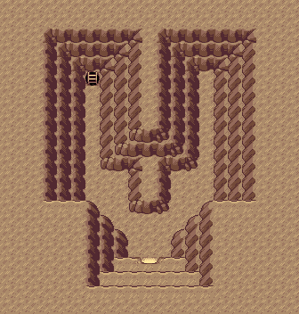Artisan Cave 1F map