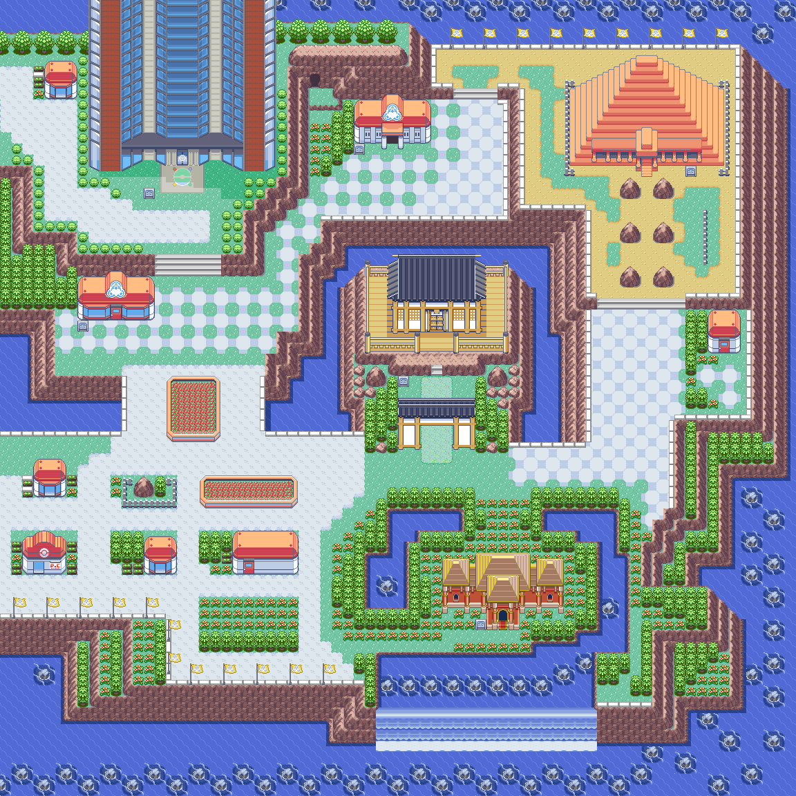 Battle Frontier Outside East map