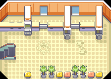 Battle Frontier Pokemon Center 2F map