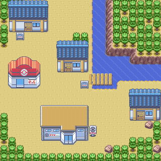 Map guide for the current location