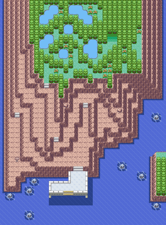 Map guide for the current location