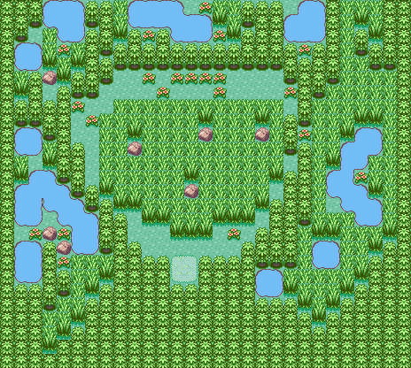 Map guide for the current location