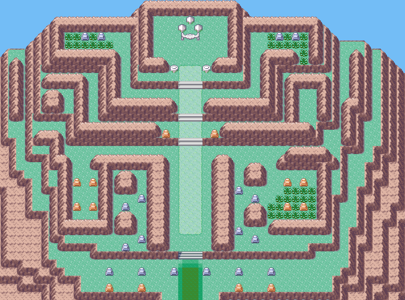 Map guide for the current location