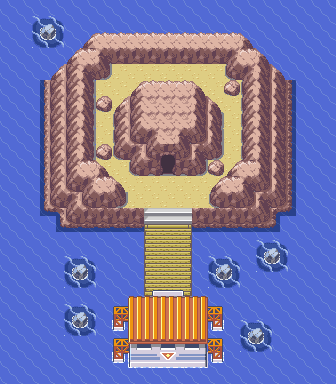 Navel Rock Exterior map