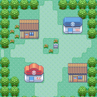 Map guide for the current location