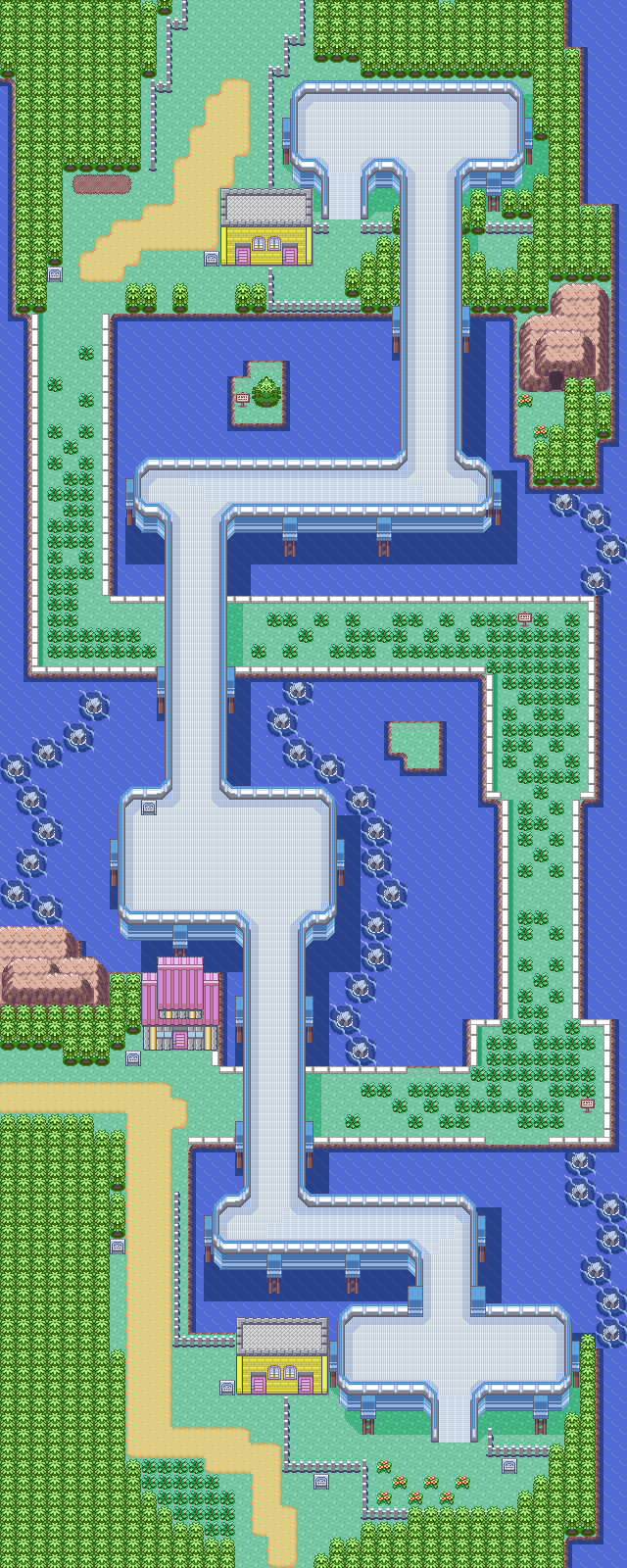 Map guide for the current location