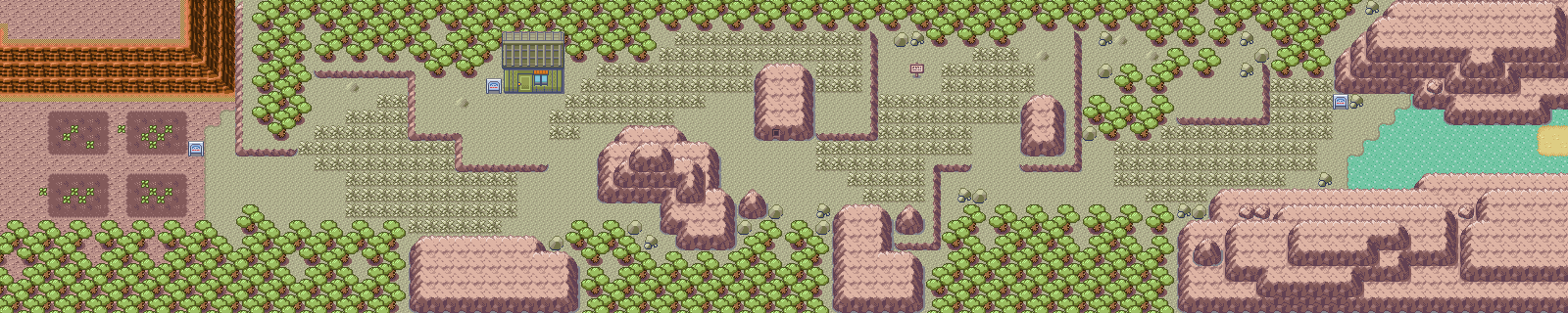 Map guide for the current location
