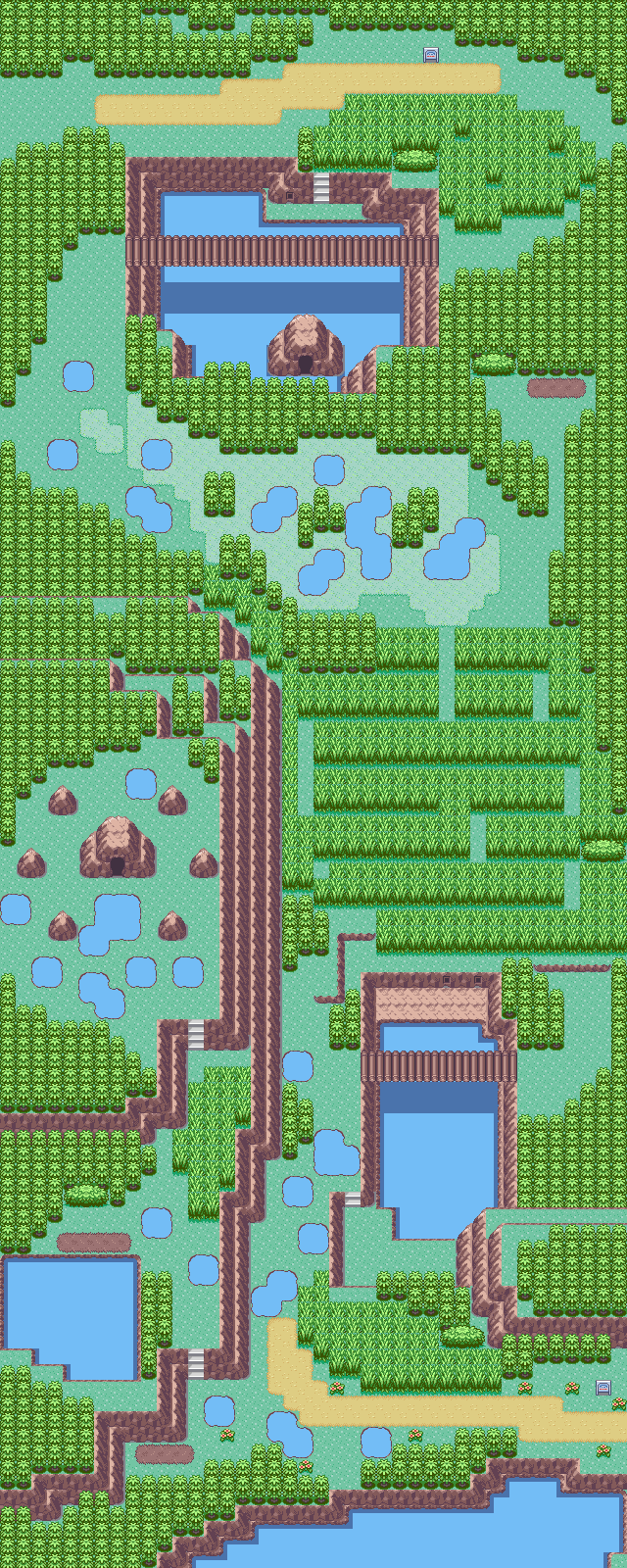 Map guide for the current location
