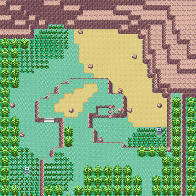 Map guide for the current location
