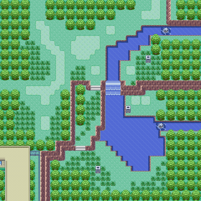Map guide for the current location