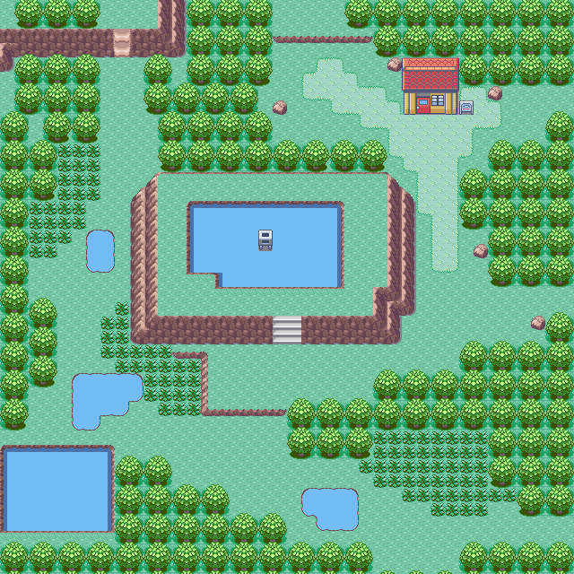 Map guide for the current location