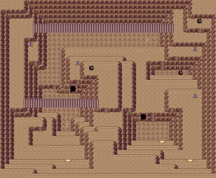 Shoal Cave Low Tide Inner Room map