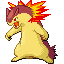 Shiny Typhlosion sprite