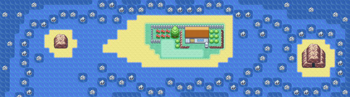 Map guide for the current location