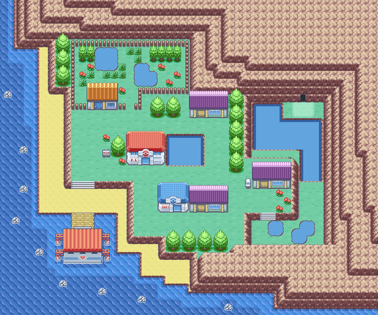 Map guide for the current location