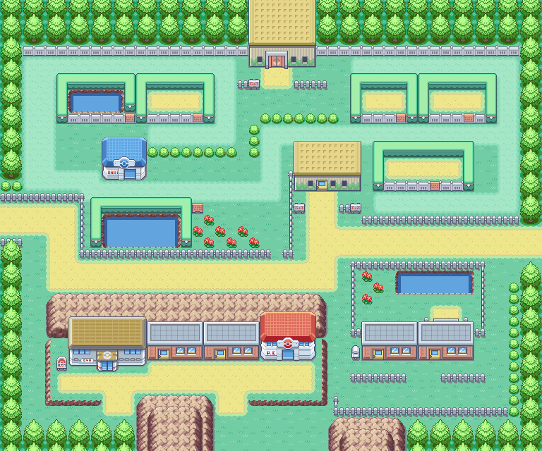 Map guide for the current location