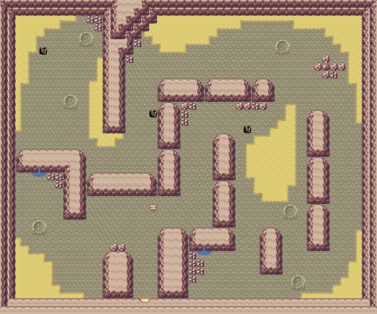 Mt. Moon 1F map