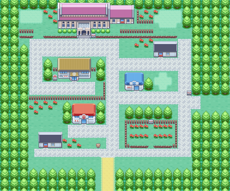 Map guide for the current location