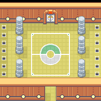 Pokemon League Brunos Room map