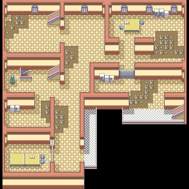 Map guide for the current location