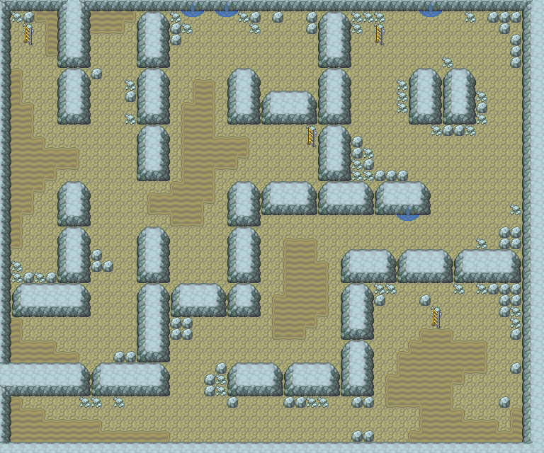Rock Tunnel B1F map