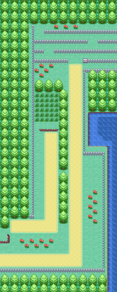 Map guide for the current location