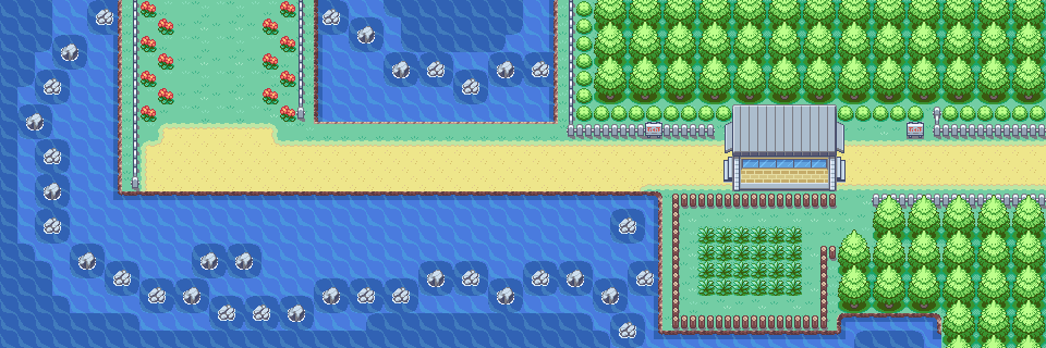 Map guide for the current location
