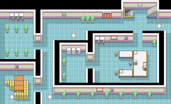 Silph Co 5F map