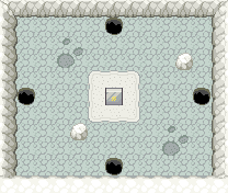 Six Island Dotted Hole B1F map