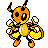 Shiny LEDIAN sprite