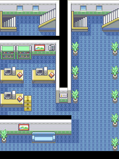 Map guide for the current location