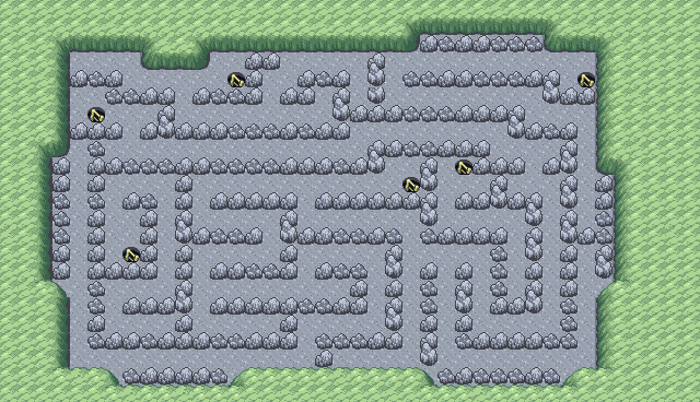 Cerulean Cave 2F map