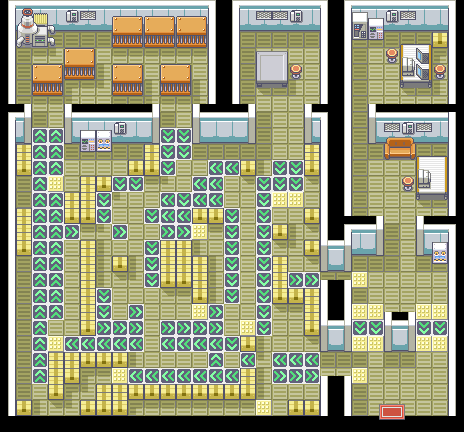 Map guide for the current location