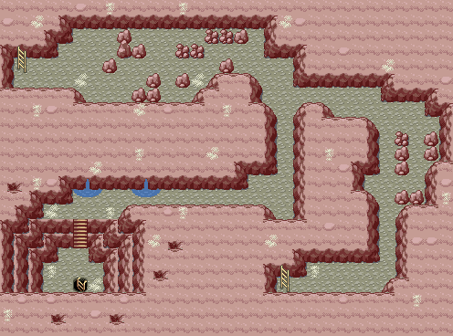 Mt. Ember Ruby Path B3F map