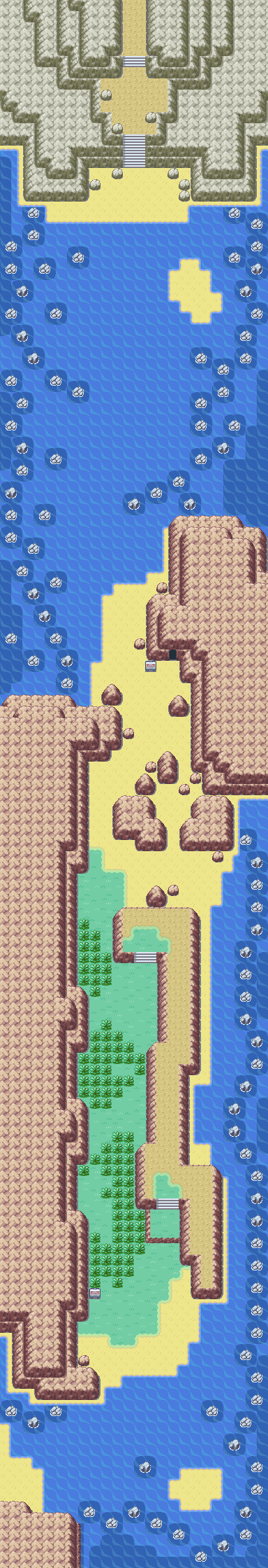 Map guide for the current location