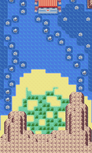 Map guide for the current location