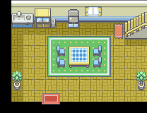 Pallet Town Players House 1F map