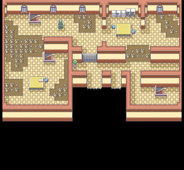 Pokemon Mansion 3F map
