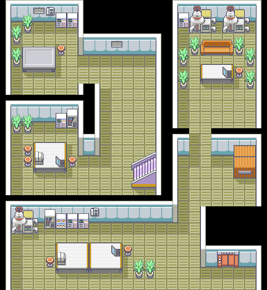 Map guide for the current location