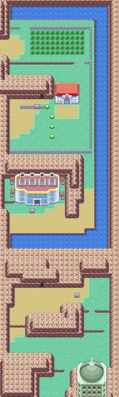 Map guide for the current location