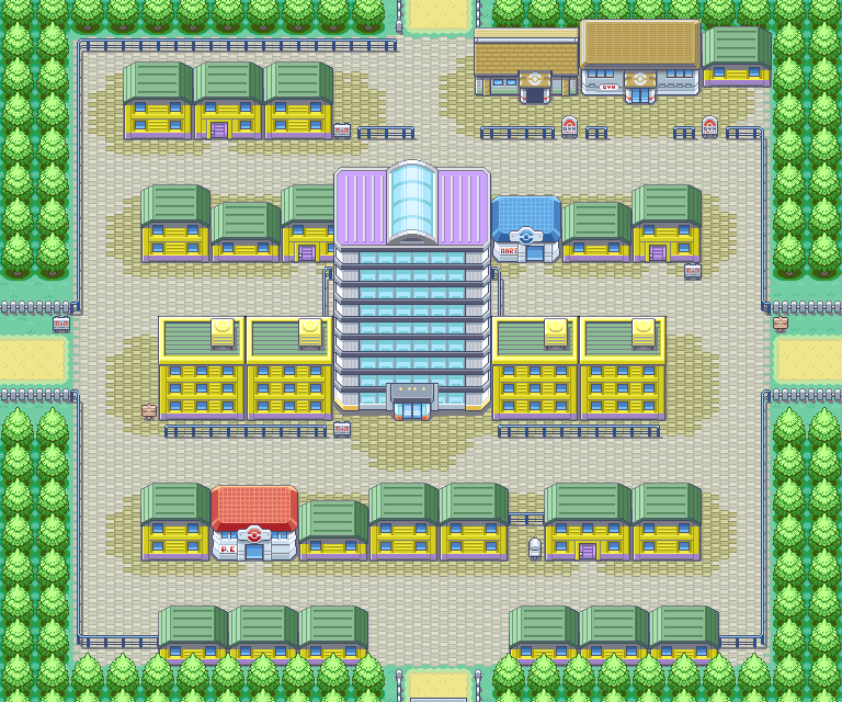 Map guide for the current location