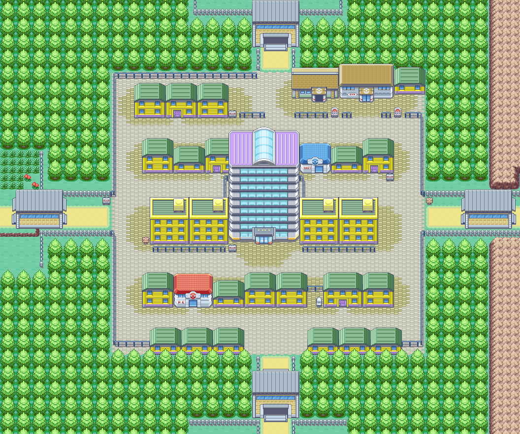 Map guide for the current location