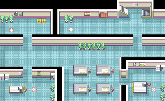 Silph Co 2F map