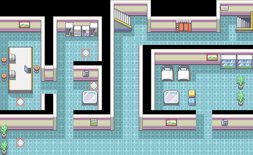 Silph Co 8F map