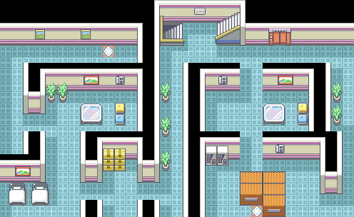 Silph Co 9F map