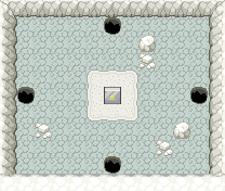 Six Island Dotted Hole B2F map