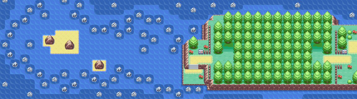 Map guide for the current location
